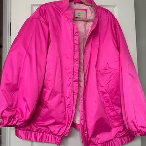 Vibrant Pink Bomber Jacket